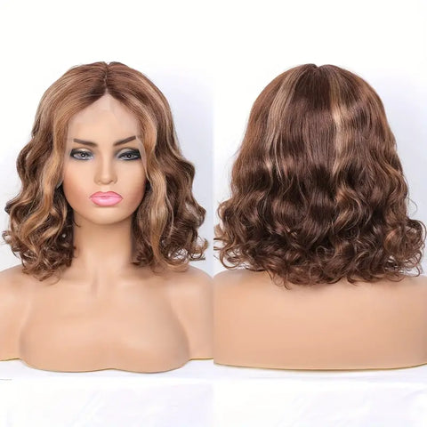 Short Body Wave Lace Front Bob Wig