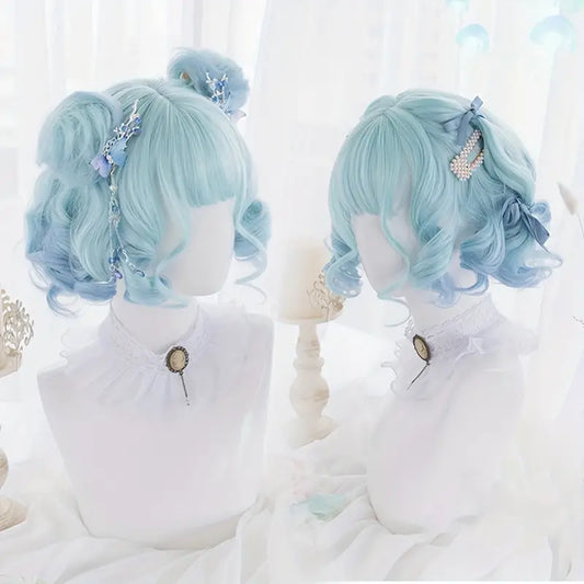 Short & Cute Pastel Colored Wigs