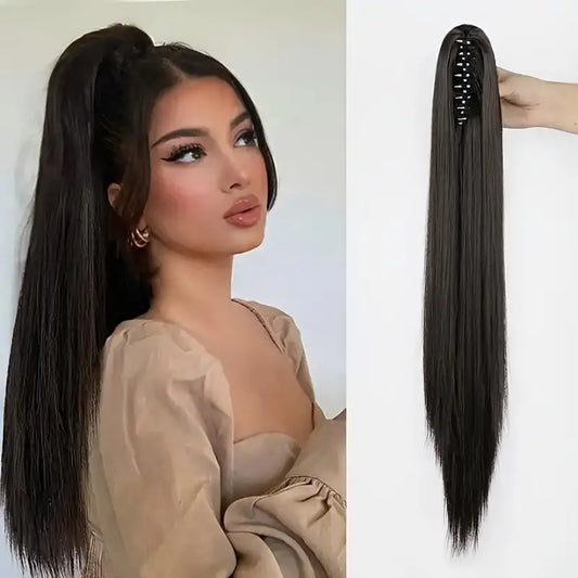 Straight Ponytail Claw Extension 55cm