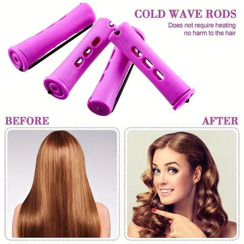 Hair Perm Rods Plastic Curlers