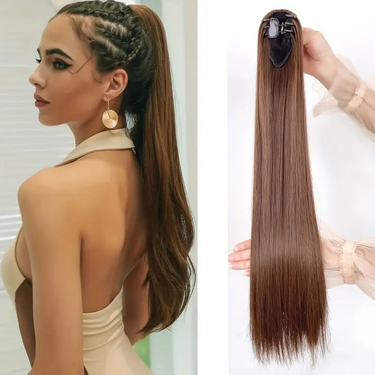 Straight Ponytail Small Claw Extension 55cm