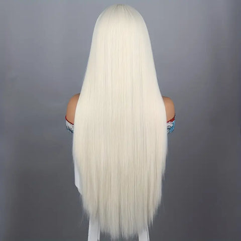 Long Straight Wig W/Bangs