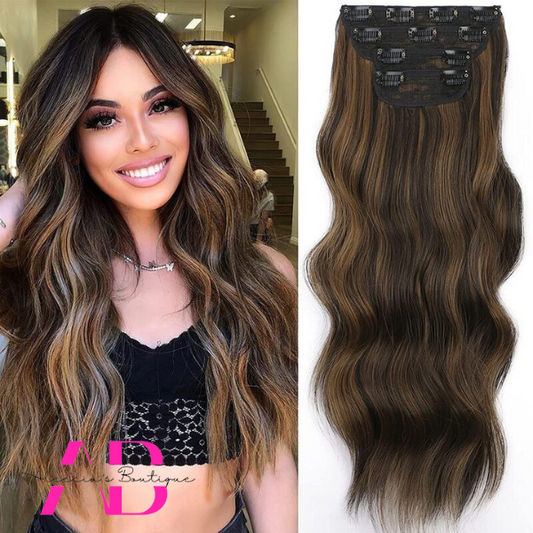 Curly Long Hair Extensions Thick Wavy Hair Extension