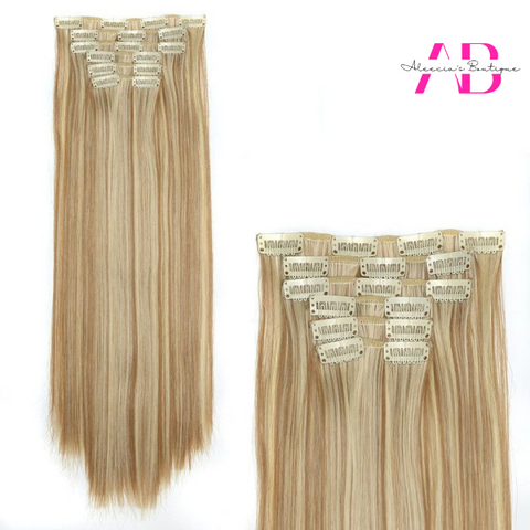 Straight Long Blonde Hair Extensions