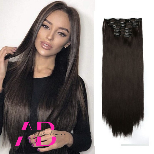 Straight Long Hair Extensions Thick  Hair Extension