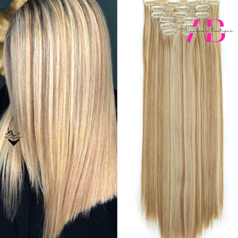 Straight Long Blonde Hair Extensions