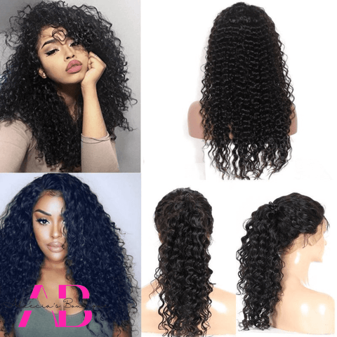 Volume Black Kinky Curly Wig